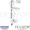 Grohe Eurosmart Single-Lever Kitchen Sink Mixer Tap Spares